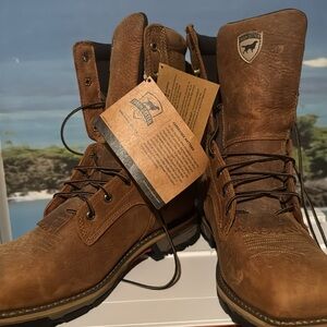 Irish Setter Brown Leather Boots
